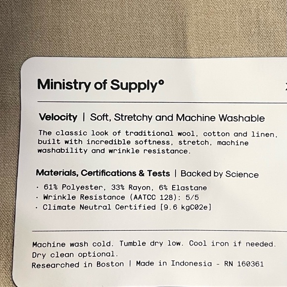 Ministry of Supply Women's Velocity Tailored Short Flax NWT - Picture 11 of 13